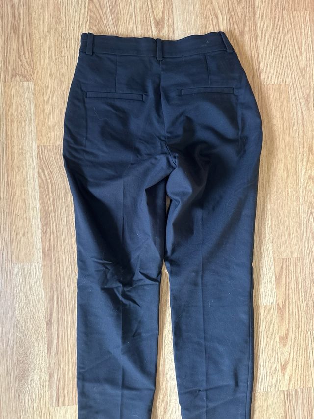 Pantalón H&M Talla 36 Mujer Negro