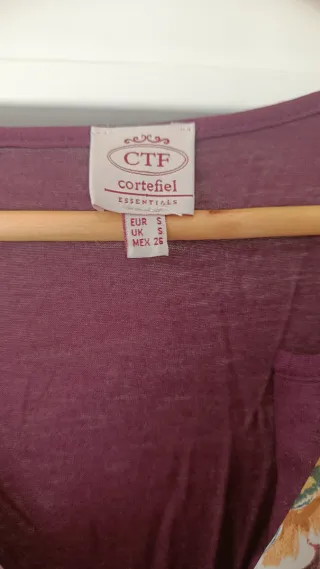 Blusa floral manga 3/4