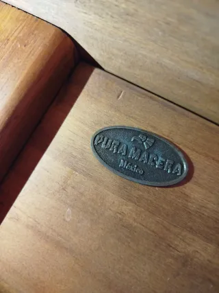 Mesa y 6 sillas madera  2 metros extensible a 2'80