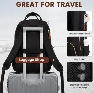 Mochila LOVEVOOK Grande Candado portatil 17 pulgad