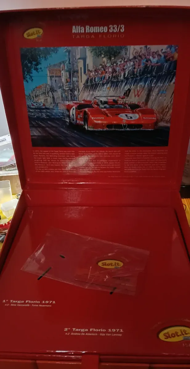 Caja Slot.it Alfa Romeo 33/3 Targa Florio