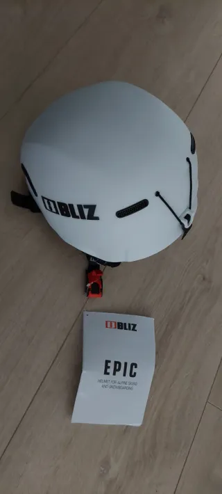 Casco Esquí Infantil Bliz Epic Blanco