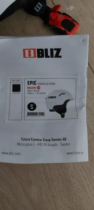 Casco Esquí Infantil Bliz Epic Blanco