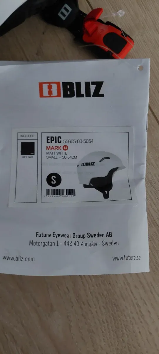 Casco Esquí Infantil Bliz Epic Blanco