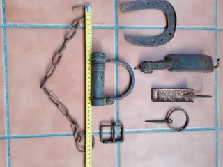 Lote antigüedades ganadería y caballos