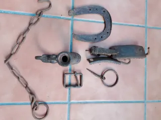 Lote antigüedades ganadería y caballos