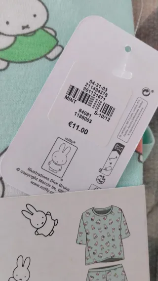 Pijama Verano Miffy Talla S