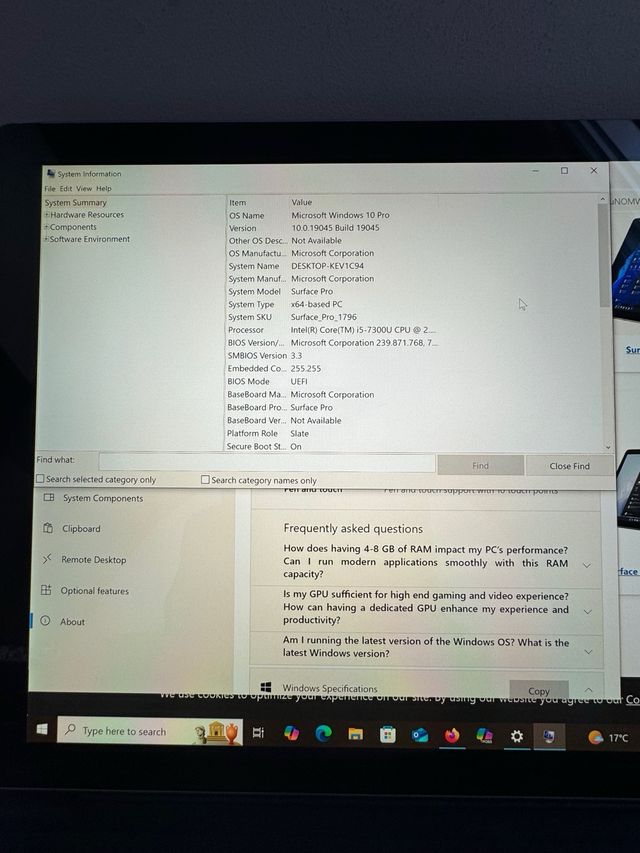 Microsoft Surface Pro 4/5 i5