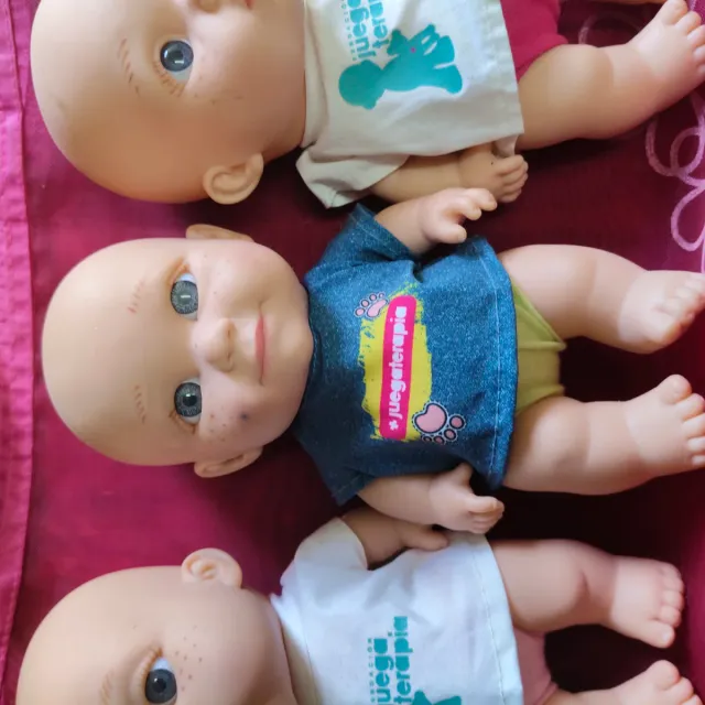 Lote de 3 Bebés Juguete