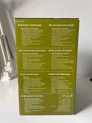 Microscopio y prismáticos infantiles