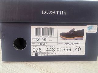 Zapatos DUSTIN Azul Oscuro Talla 40