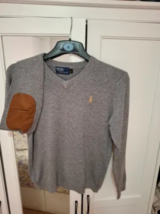 Jersey Polo Ralph Lauren Gris Talla M
