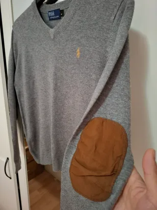 Jersey Polo Ralph Lauren Gris Talla M