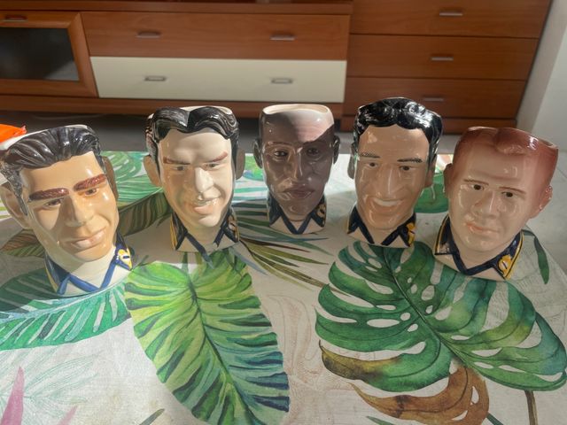 Tazas Real Madrid Antiguas (5 uds)