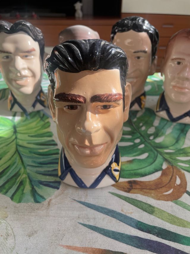 Tazas Real Madrid Antiguas (5 uds)