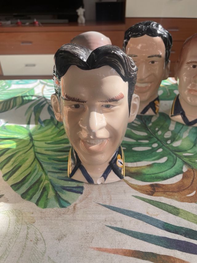 Tazas Real Madrid Antiguas (5 uds)