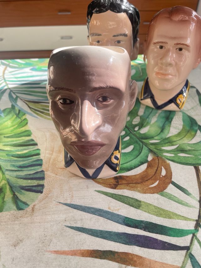 Tazas Real Madrid Antiguas (5 uds)