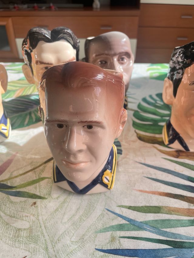 Tazas Real Madrid Antiguas (5 uds)