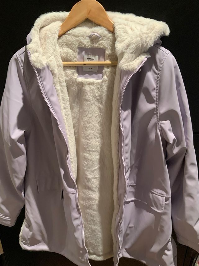 Chubasquero Lefties Talla 13-14 con pelo sintético