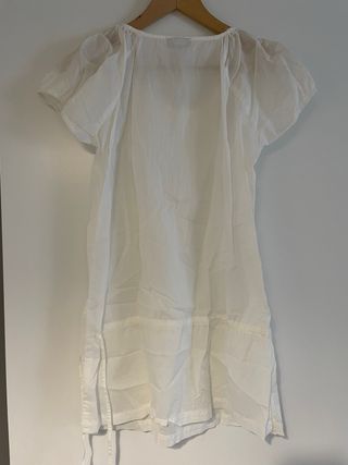 Blusa Yessica blanca larga