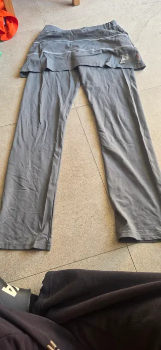 Falda pantalón pádel Starvie gris Talla S