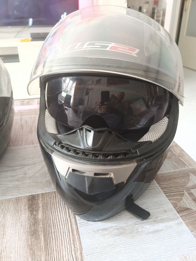 Cascos de moto LS2 negros