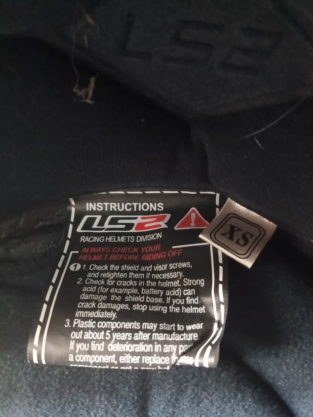 Cascos de moto LS2 negros