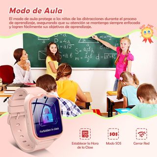 Orologio Smart Bambino/Bambina 4G GPS Rosa