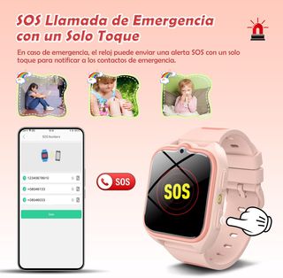 Orologio Smart Bambino/Bambina 4G GPS Rosa