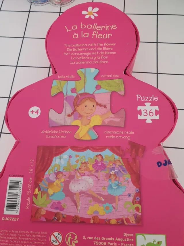 Puzzle Bailarinas Djeco 36 piezas +4 años