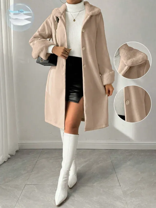 Chaqueta con forro polar y capucha