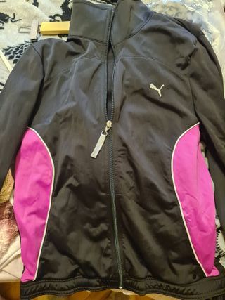 Chaqueta Puma Negra y Rosa Talla M
