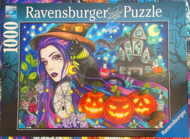 Puzzle Ravensburger 1000 piezas Bruja Halloween