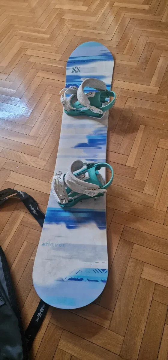 Tabla Snow + Fijaciones + Funda