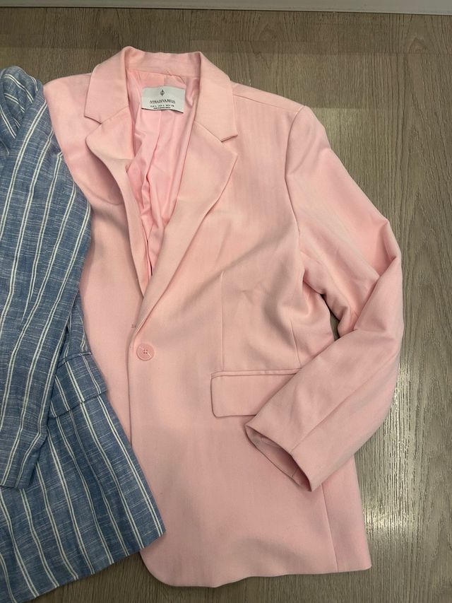 2 Americanas Mujer Azul y Rosa