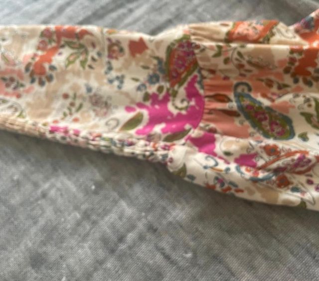 Vestido largo estampado floral