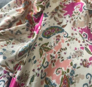 Vestido largo estampado floral