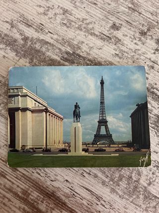 Tarjeta postal París Torre Eiffel