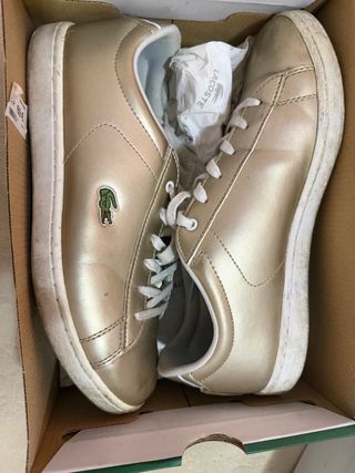 Zapatillas Lacoste Doradas Talla 39