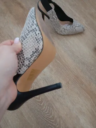 Zapatos de tacón animal print SOLO VENTA EN PERSON