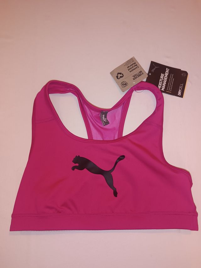 Top sportivo Puma rosa taglia S