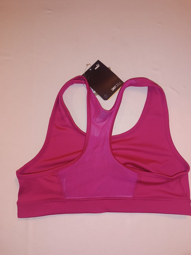 Top sportivo Puma rosa taglia S