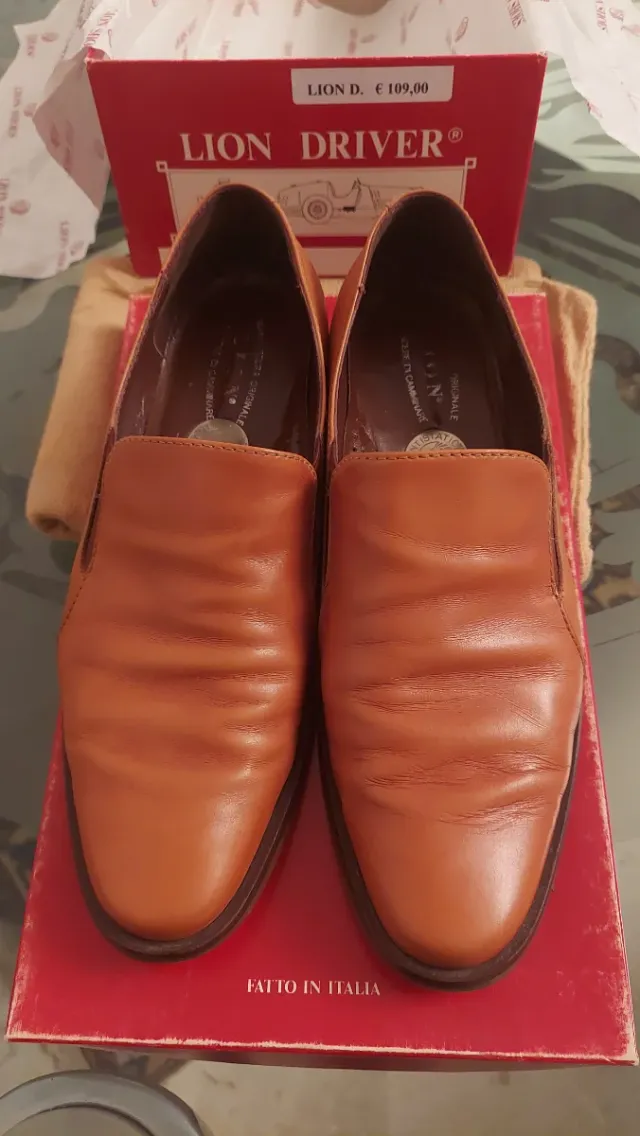 Mocassini Lion Driver donna marrone