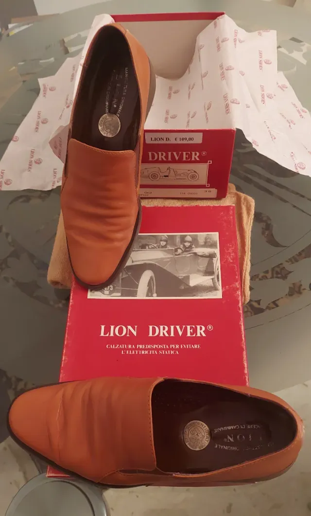 Mocassini Lion Driver donna marrone