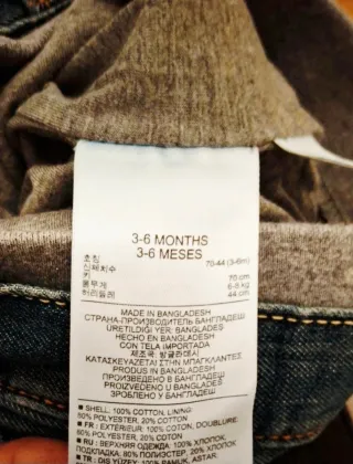 Jeans BabyGAP 3-6 mesi