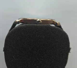 Reloj Bulova Esfera Plateada Correa Negra