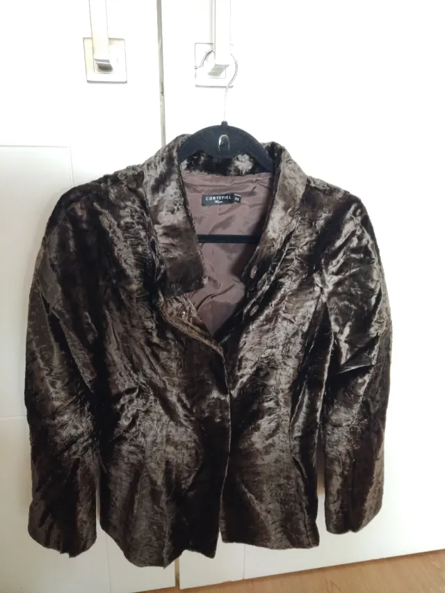 Chaqueta Cortefiel Mujer Marrón Talla M