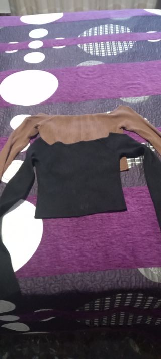 2 Suéteres Palabra de Honor Cortos Mujer Talla Úni