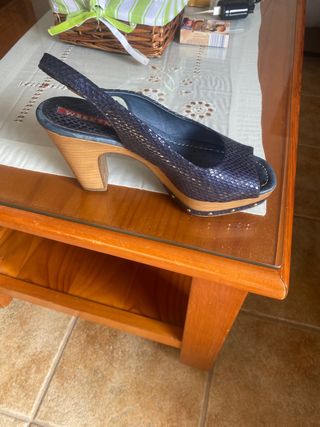 Sandalias de tacón WEEKEND negras y marrones