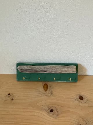 Porta chiavi da parete green